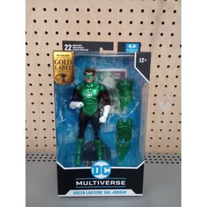 DC McFarlane Multiverse Green Lantern Hal Jordan Gold Label 7" Action Figure New